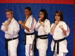Josephine Fliou, Claudia Nebon, Anne NGuyen, Laura Gautier - coupe de France de karat contact des 07 et 08/11/2009